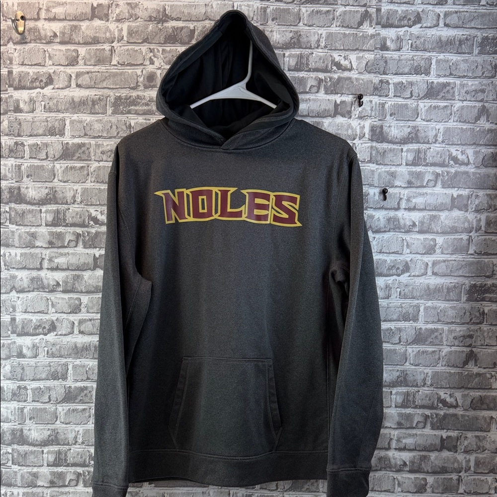 Noles Hooded Pullover Sweatshirt‎ - dark gray with Maroon/Gold Logo